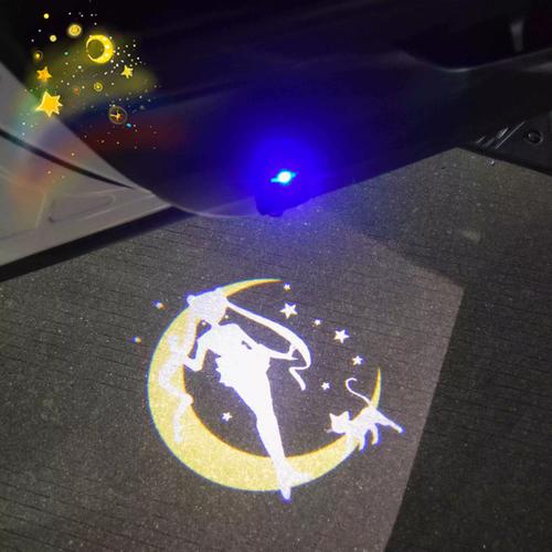 夢(mèng)幻座駕新體驗(yàn) 水冰月主題車載投影燈，駛?cè)朊郎倥畱?zhàn)士的魔法世界